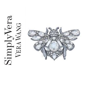 🌟 Simply Vera Wang Sparkling Bug Cocktail Stretch Ring